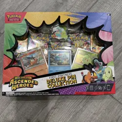 Pokemon Ascended Heroes First Partner Deluxe Pin Collection Sealed New - Image 1