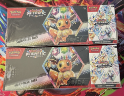 Set of Two (2) Pokemon TCG Prismatic Evolutions Sam's Club Bundles SB & BB - Image 1