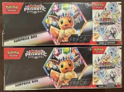 Set of Two (2) Pokemon TCG Prismatic Evolutions Sam's Club Bundles SB & BB - Image 1