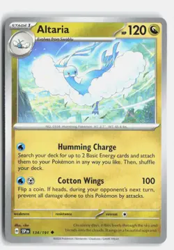 Altaria 134/191 Surging Sparks Uncommon Pokemon NM - Image 1