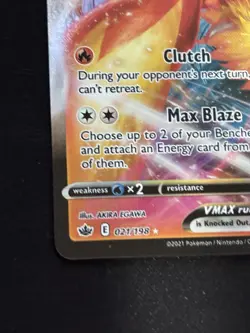 Pokemon TCG - Chilling Reign - Blaziken VMAX 021/198 - NM - Image 4
