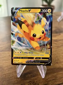 Pokemon Pikachu V SWSH285 Promo Holo SWSH Sword & Shield 200 HP Pika Drive - Image 1