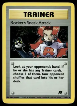 Rocket's Sneak Attack 16/82 Team Rocket Holo Rare NM EBAY LIVE FRIDAY - Image 1