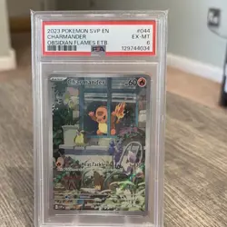 The Pokemon Company Charmander 044 SVP Scarlet & Violet Promo Holo 2023 PSA 6 - Image 1
