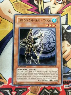 The Six Samurai - Yaichi ston-en007 *MISPRINT* 1st Edition (NM) Common Yu-Gi-Oh! - Image 1