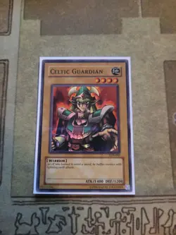 YUGIOH CELTIC GUARDIAN LOB-007 SUPER UNLIMITED ED VLP 1996 - Image 1