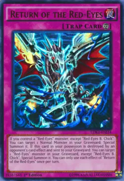 Yugioh! LP Return of the Red-Eyes - LDK2-ENJ34 - Ultra Rare - 1st Edition Lightl - Image 1