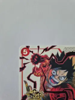 One Piece TCG - Monkey D. Luffy ST01-012 - 3rd Anniversary Promo Card - ENG - NM - Image 4