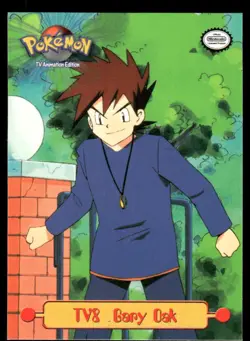 Pokemon Cards TV8 Gary Oak Topps Trading Cards Series 1 NM *1 - Image 1