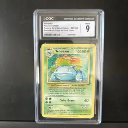 💎 CGC 9 MINT 💎 Venusaur Holo 003/034 CLV Trading Card Game Classic Deck Card - Image 1