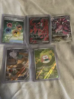 5 Card Full Art/Trainer Perfect Order Pokemon Lot Near Mint - Image 1