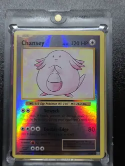 Chansey RARE HOLO FOIL REFRACTOR POKEMON TRADING CARD TCG MINT - Image 1