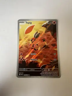 Tepig White Flare Holo Card 096/086 SV NM Condition - Image 1