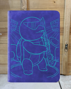 Pokemon Laser Engraved Trading Card Binder Squirtle (Made To Order) - Image 2