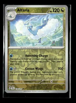 Pokemon Altaria 134/191 Surging Sparks Reverse Holo Uncommon 2 Card Lot - Image 1