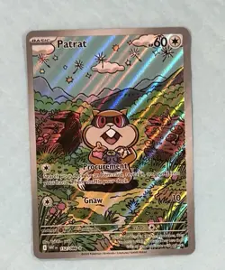Patrat 152/86 SV White Flare Pokemon TCG Card Illustration Rare And 148/086 - Image 1