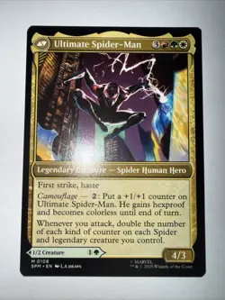 Marvel's Spider-Man Miles Morales Regular Card Magic: The Gathering Nm EN #108 - Image 2