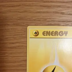 Lightning Energy 100/102 Base Set Shadowless 1st Edition Pokemon Card - NM! - Image 3