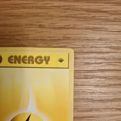 Lightning Energy 100/102 Base Set Shadowless 1st Edition Pokemon Card - NM! - Image 4