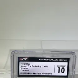 Magic: The Gathering River Boa Visions Common CGC 10 Gem Mint #ML - Image 4