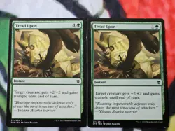 Mtg Misprint Smudged Writing Tread Upon X2 - Image 1
