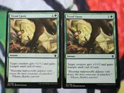 Mtg Misprint Smudged Writing Tread Upon X2 - Image 2