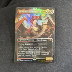 MTG Magic Secrets of Strixhaven Lorehold, the Historian Borderless Foil Presale - Image 1