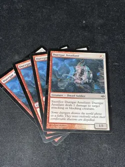 4 Duergar Assailant - LP - Eventide - mtg - 4x x4 - Image 1