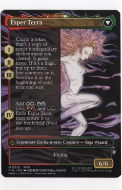 Terra, Magical Adept (Borderless) Final Fantasy Regular Magic The Gathering NM - Image 2