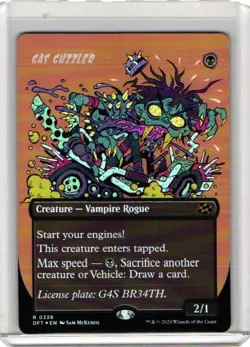 x1 Gas Guzzler - Foil - Borderless R MTG Aetherdrift 0338 - Image 1