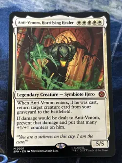 Anti-Venom, Horrifying Healer Marvel's Spider-Man Regular NM-M Unplayed 0001 - Image 1