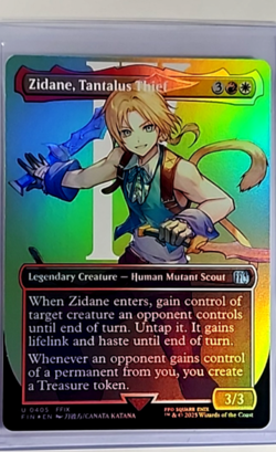 Magic The Gathering FIN Final Fantasy Borderless Foil #405 Zidane Tantalus Thief - Image 1