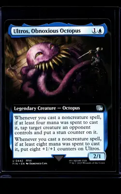 MTG Magic The Gathering FIN Final Fantasy Extended Art Ultros Obnoxious Octopus - Image 1