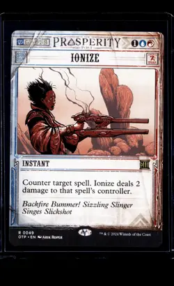 2024 MTG Magic The Gathering OTP Breaking News Poster Showcase #49 Ionize - Image 1