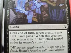 Mtg misprint black dot Supernatural Stamina Amonkhet Regular - Image 2