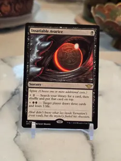 MTG Insatiable Avarice Outlaws of Thunder Junction Regular NM - Image 1