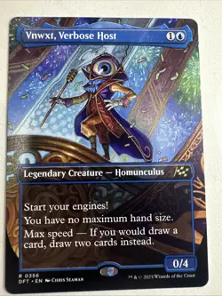 Vnwxt, Verbose Host (REGULAR) x1 - MTG Aetherdrift DFT #356 - Image 1
