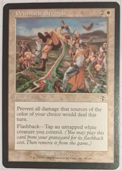 Prismatic Strands LP common 18/143 MTG Judgment Magic the Gathering - Image 1