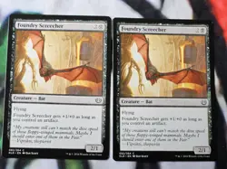 Mtg Misprint Faded Mana Symbols On Both Foundry Screecher Kaladesh Regular - Image 3