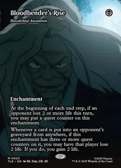 Bloodchief Ascension "Bloodbender's Rise" - Extended Art TLE NM MTG - Image 1