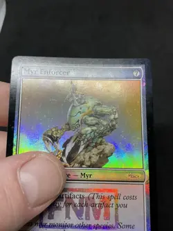 Myr Enforcer (FNM) FOIL Promo HP MTG #2/12 - Image 4