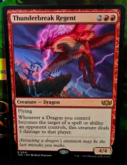 magic the gathering - Thunderbreak Regent - Creature - Dragon - Rare - Flying - Image 1