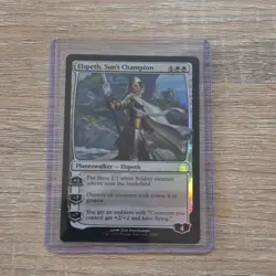 Magic: The Gathering Elspeth Sun's Champion Mythic Theros Planeswalker Foil - Image 1