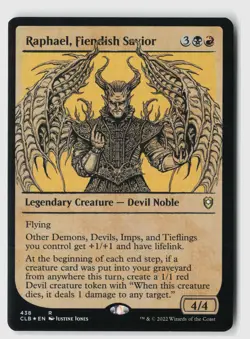Raphael, Fiendish Savior (Showcase) #438 (Foil) (NM) Baldur's Gate CLB Magic MTG - Image 1