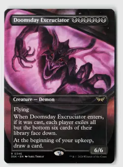 Doomsday Excruciator (Borderless) #346 (NM) Duskmourn DSK Magic MTG - Image 1