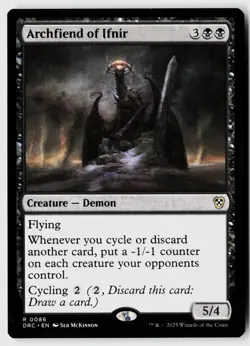 Archfiend of Ifnir #86 (NM) Aetherdrift DRC Magic MTG - Image 1