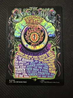The one ring - poster borderless - English - MTG LTR - NM - non foil - Image 1