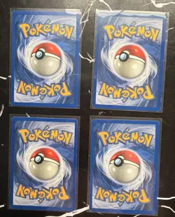 Pokemon TCG Set of 4 Vintage Grass Energy Cards *SLEEVED* - Image 2