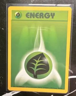 Pokemon TCG Set of 4 Vintage Grass Energy Cards *SLEEVED* - Image 3