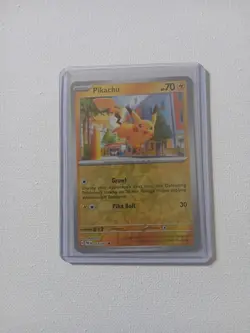 Pokemon Paldean Fates 018/091 Pikachu Cosmos/Reverse Holo Costco EXCLUSIVE - Image 1
